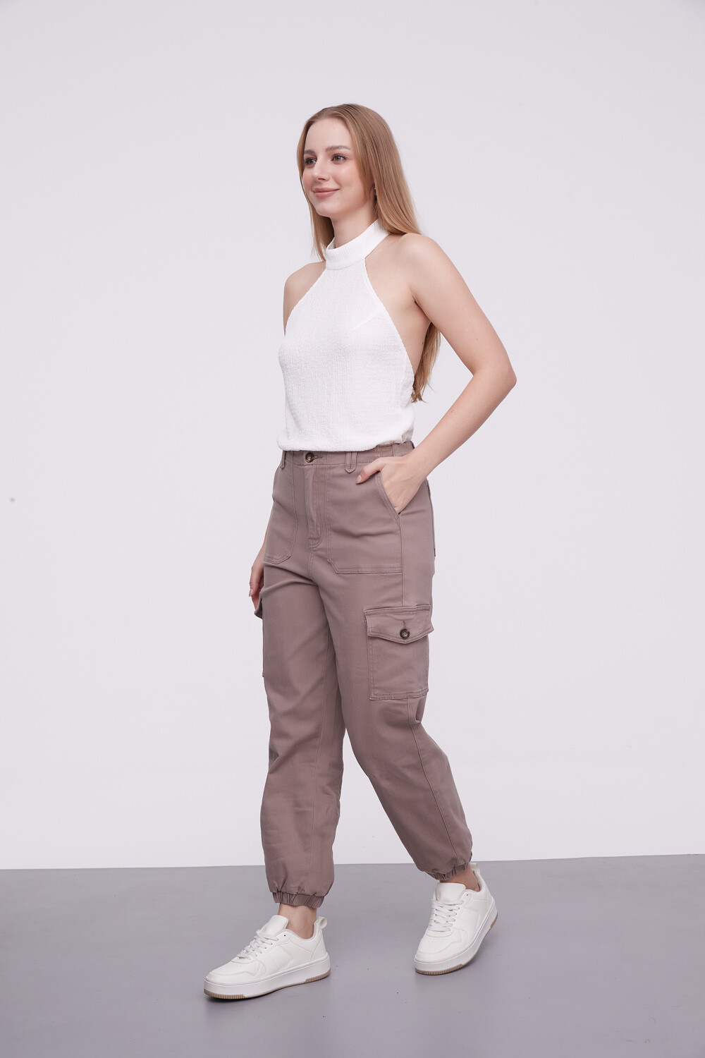 Pantalon Kalafe Taupe / Mink / Vison
