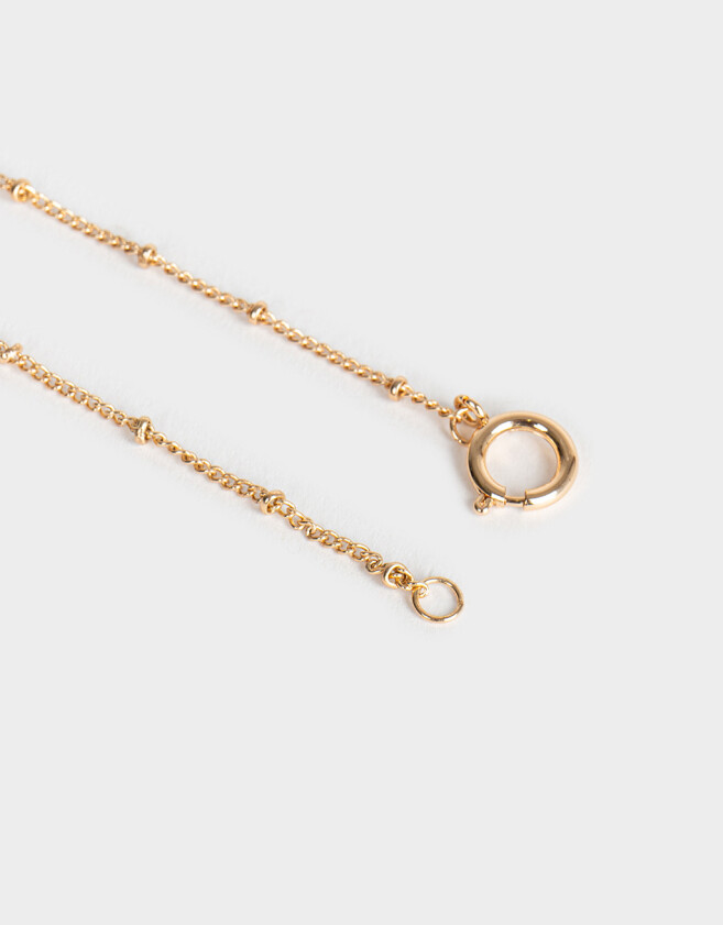 Bijouterie Set De metal Set De Cadena Y Charms - Dorado