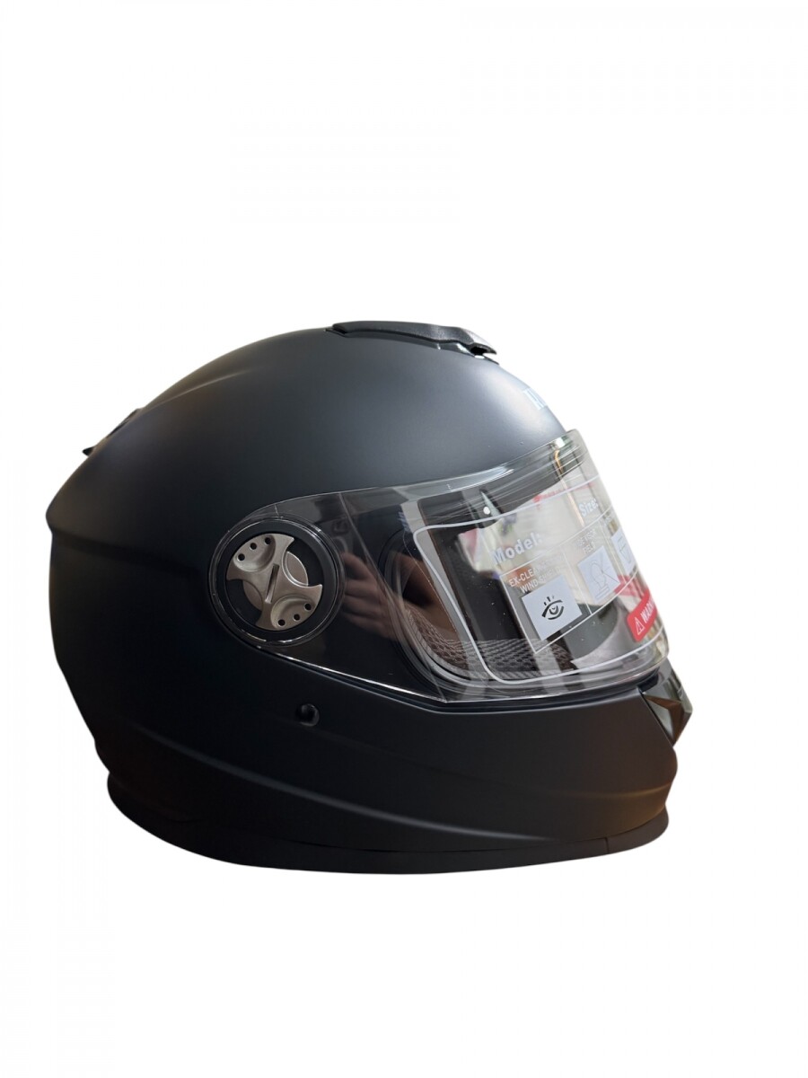 CASCO DE MOTO RUSH INTEGRAL - NEGRO MATE 
