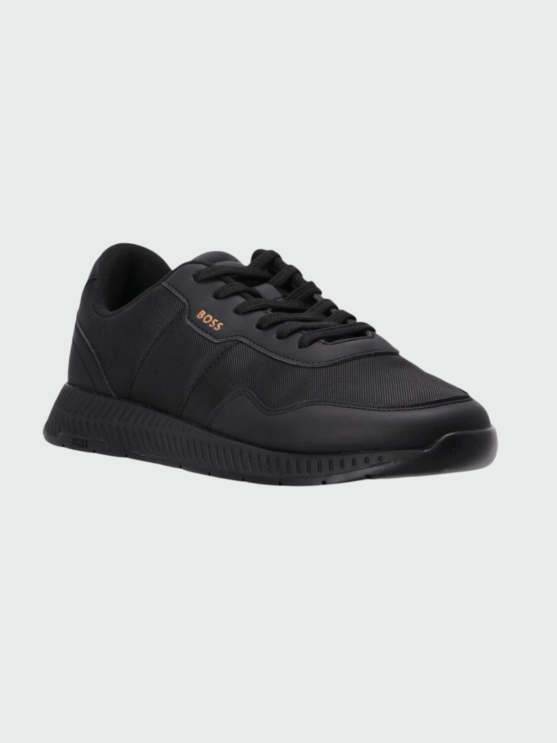 BOSS - Sneakers Titanium Runn Negro Negro Opaco