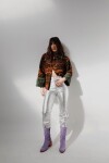 Leather Jeans Crawford Galácticos Plateado