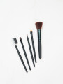 Set De Brochas Black, X5 Piezas Color Unico