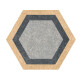Porcelanato Hexagonal Beige Gris Mate 22X25Cm Piso Pared