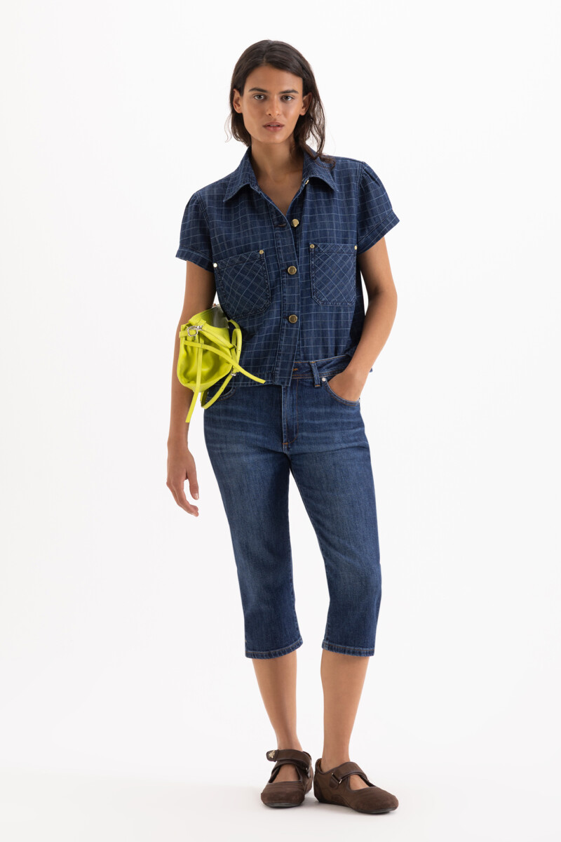 JEANS CAPRI BLUE Azul