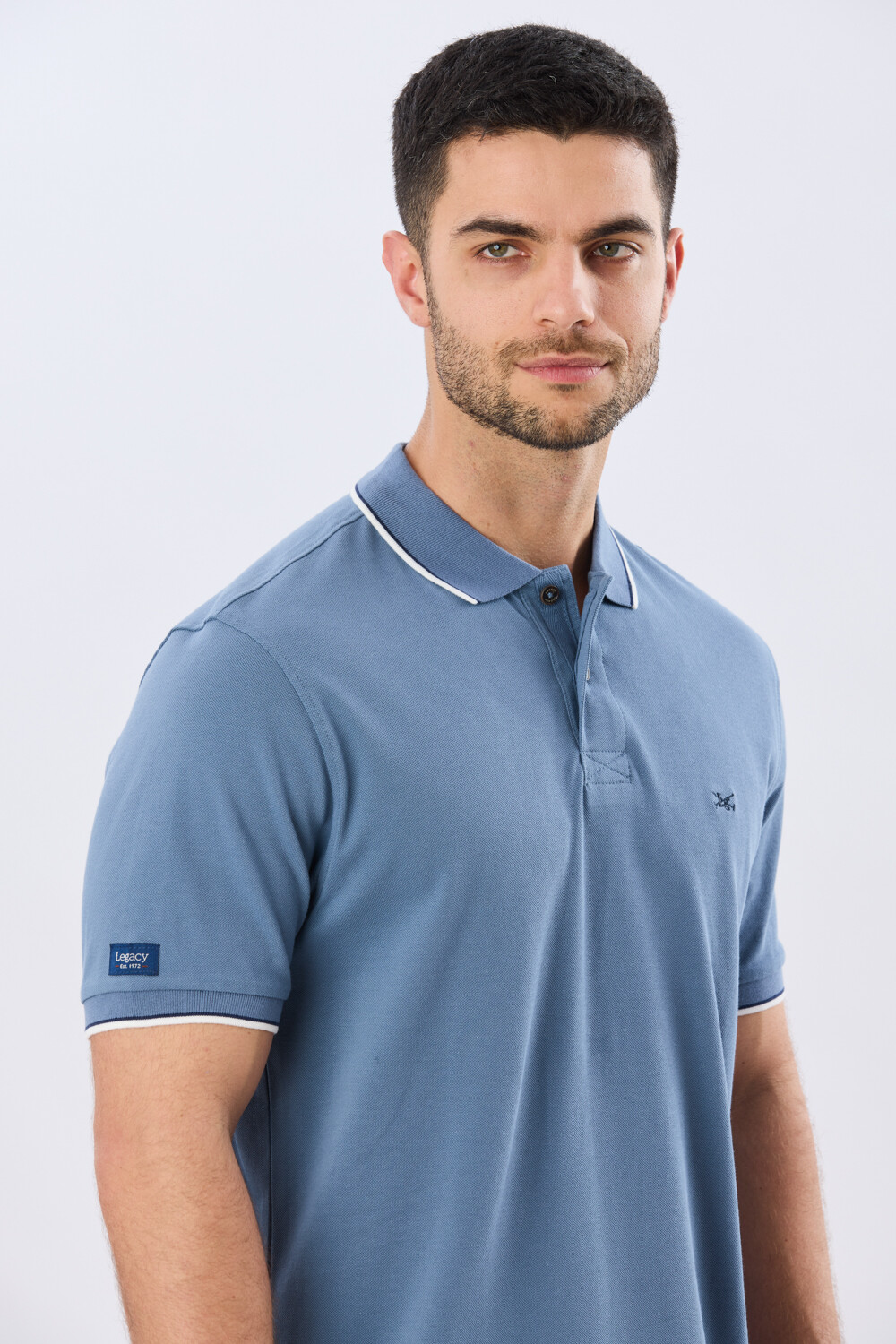 REMERA POLO LISA PIQUÉ Piedra