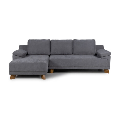 Rinconera Adalia - Tela Microfibra - Chaise izquierdo 9250 (Grafito)