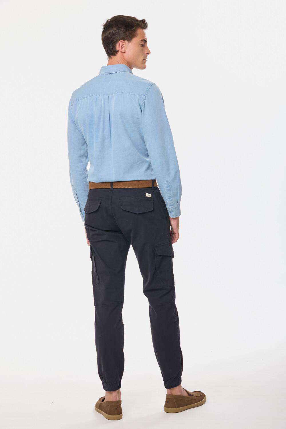 PANTALÓN CARGO Azul
