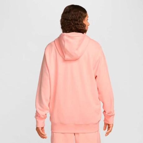 Abrigo Nike Club Hoodie de Hombre Rosado