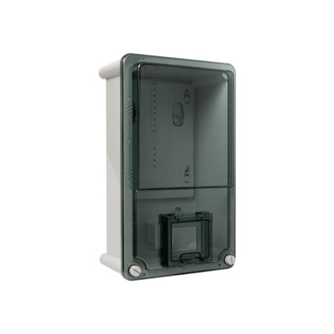 Cajón plástico para un medidor monofásico aut. UTE C10452