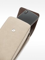 Bolso Para Móvil Efecto Piel beige