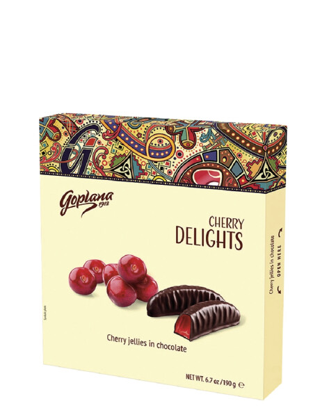 Chocolates relllenos de cherry Goplana Chocolates relllenos de cherry Goplana