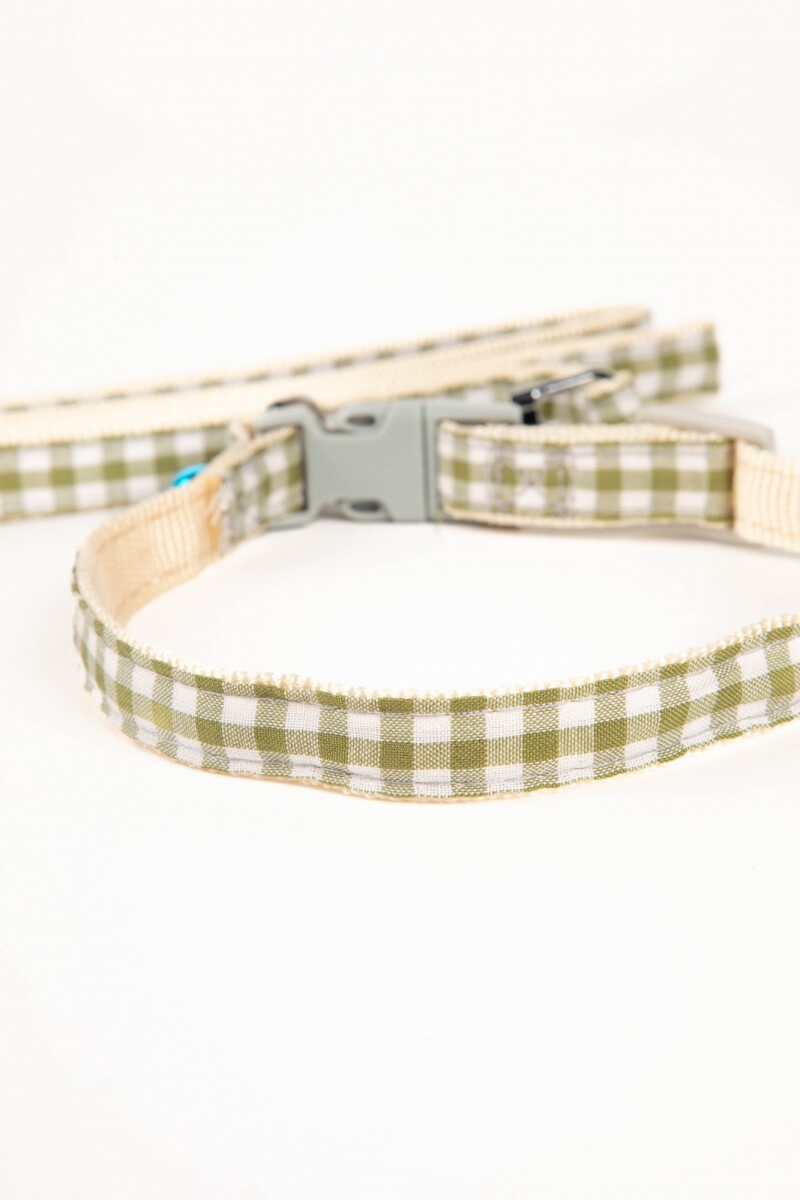 COLLAR Y CORREA DE PERRO VICHY VARIOS