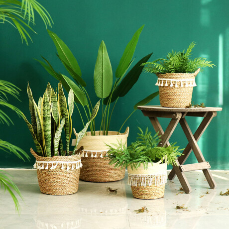 Canasto Seagrass 31 cm Liso