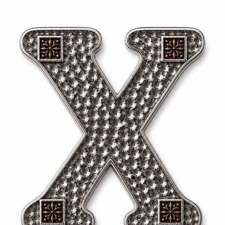 Letras Plata y Oro X