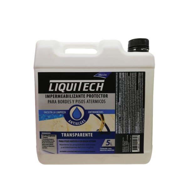 Impermeabilizante Transparente para bordes y pisos atérmicos 5L Impermeabilizante Transparente para bordes y pisos atérmicos 5L
