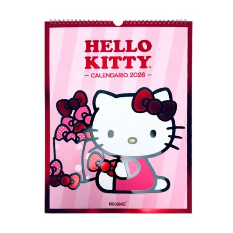 Calendario Mooving Hello Kitty 2026 Calendario Mooving Hello Kitty 2026