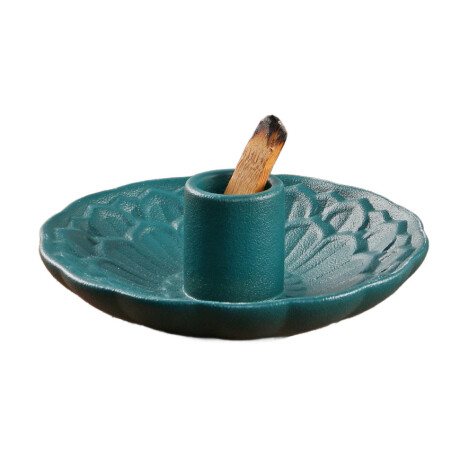 Quemador De Palo Santo Con Diseño Verde