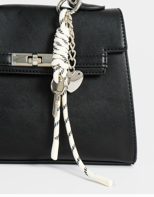 City Cartera City Con Hebilla - Negro