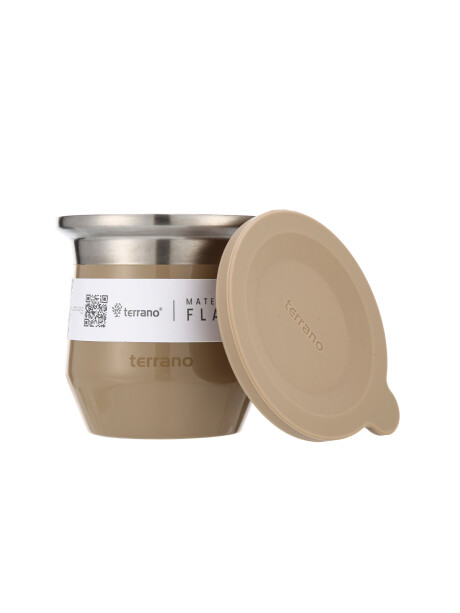 Mate Acero Flap - Metalizado Arena