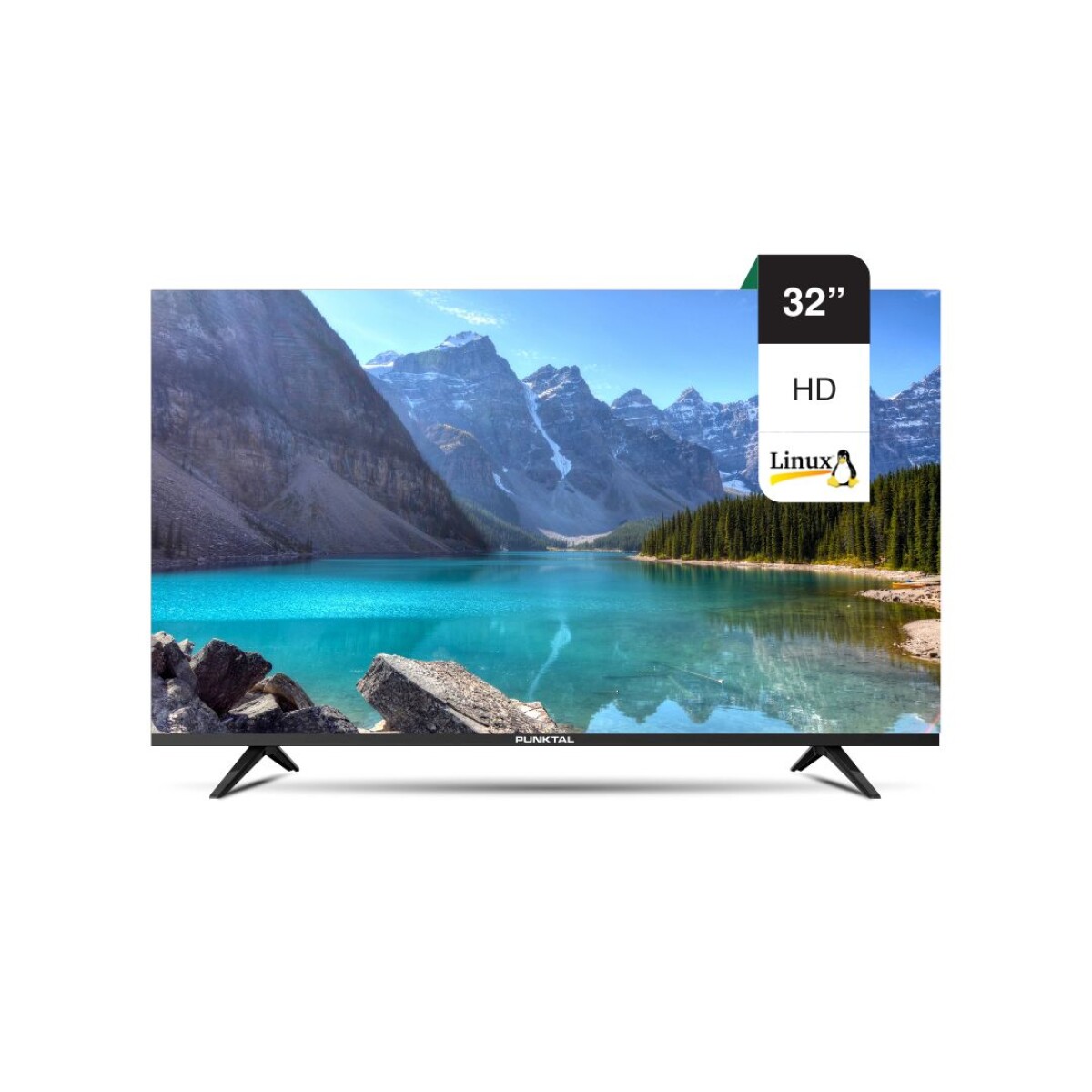 Smart Tv 32` Punktal Netflix Certificado Sint Digital Frameless Amv 
