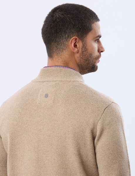 BUZO DE LANA DE ABRIGO Beige