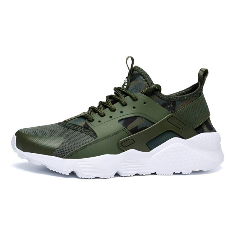 Calzado Casual Deportivo Unisex Acordonado Verde