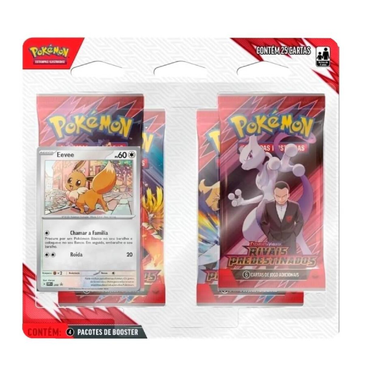 Pokémon Blister Quadruplo - Rivais Predestinados 