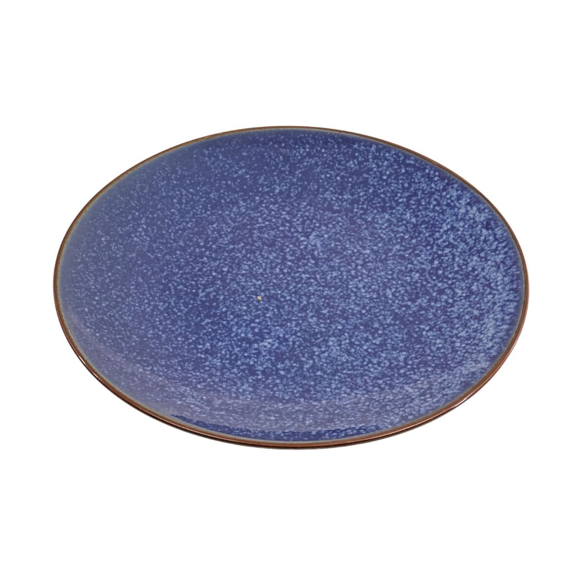 Plato llano de ceramica con color 