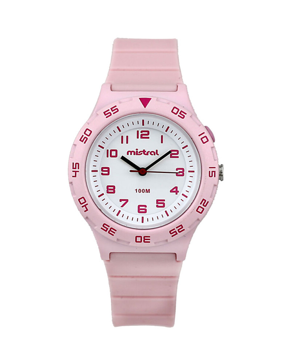 Reloj Mistral Deportivo Silicona Rosa 