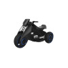 Moto futuro a batería infantil Lumax Grande con luces y musica Negro