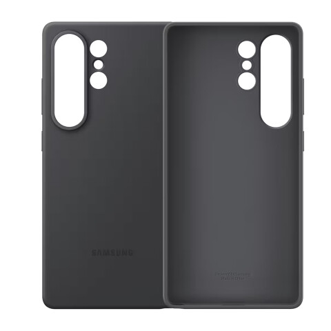 Protector Samsung S25 Ultra Silicone Case NEGRO