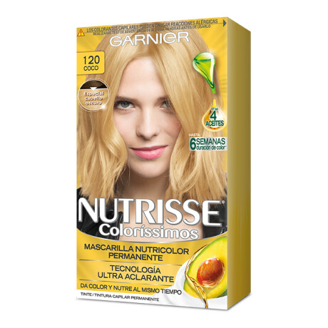 Tinta para cabello Nutrisse Tono 120