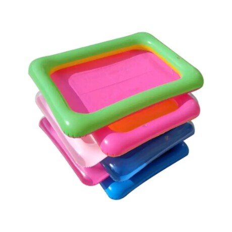 Bandeja Inflable Base Portátil Para Slime Y Arena Cinética 001
