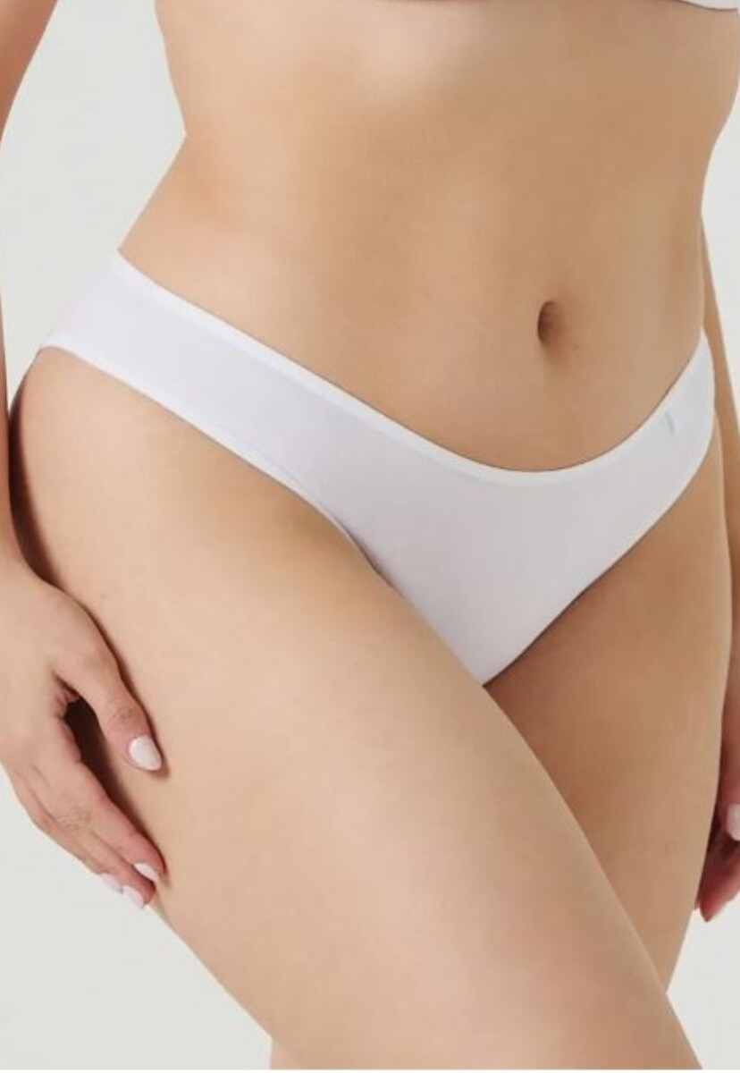 BIKINI ALGODON - BLANCO 