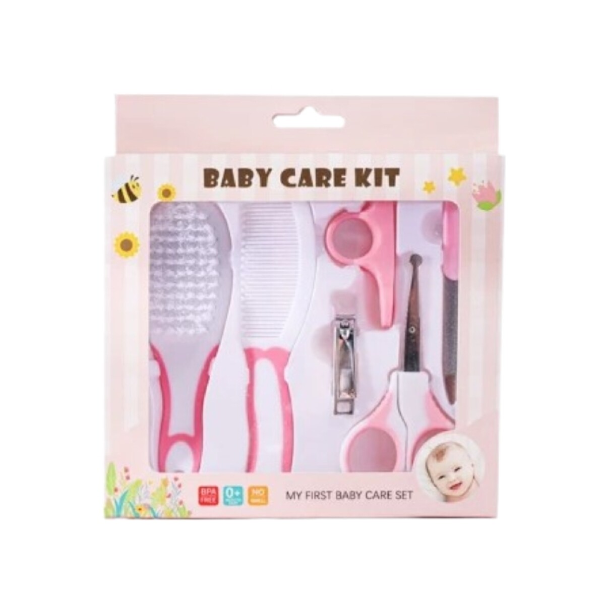 Kit manicure baby x6 piezas - Rosa 