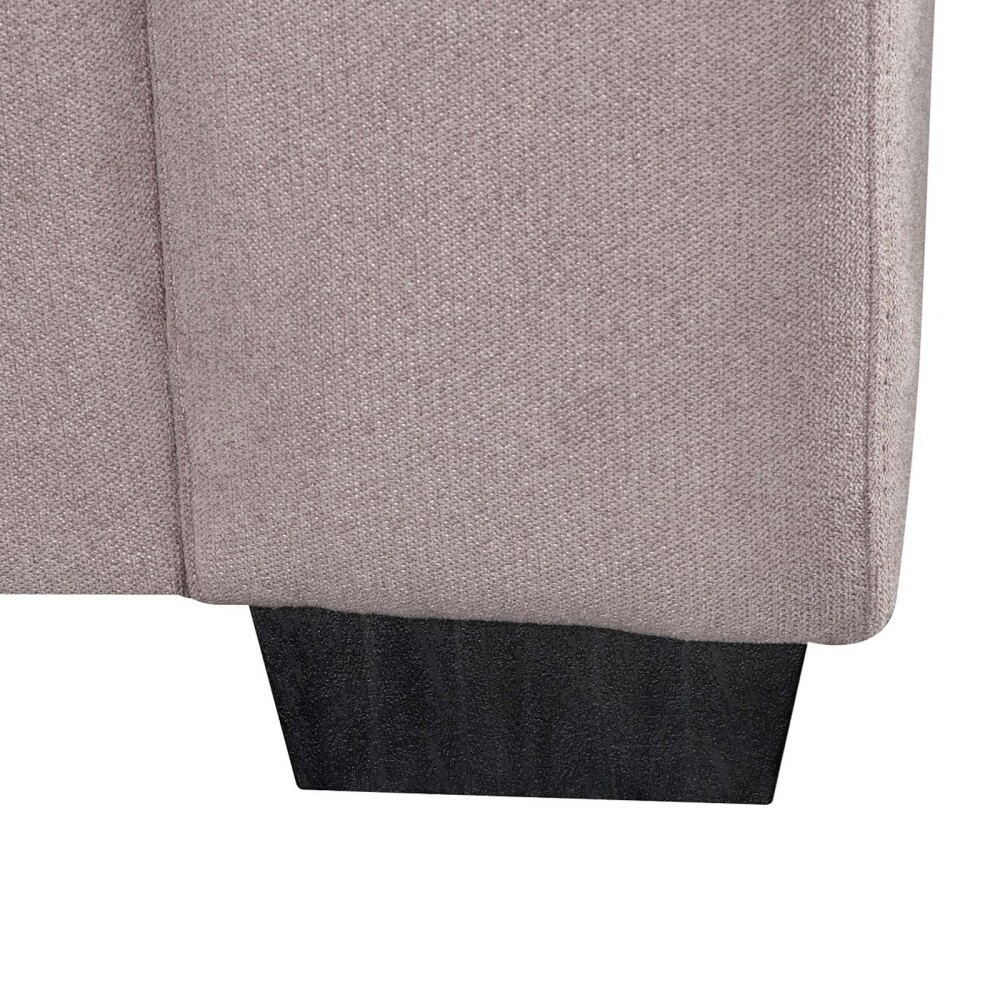 SOFÁ C/CHAISE MÁS DE 4 CUERPOS TELA MARRON DETROIT TAUPE