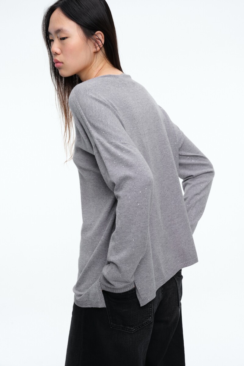 SWEATER BASE Gris