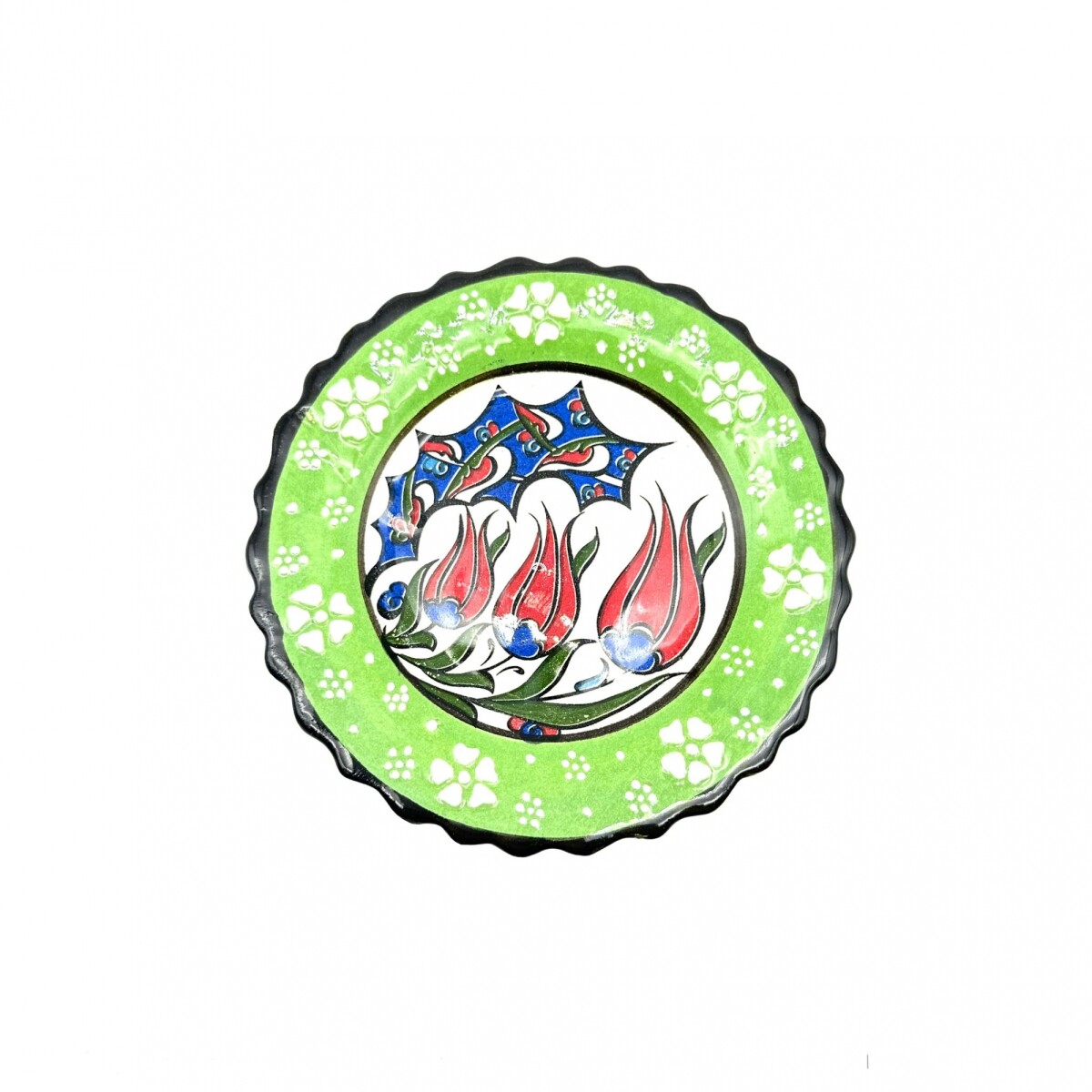 Platillo de cerámica individual - Verde 