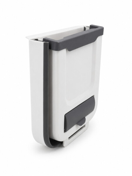 PAPELERA PARA COCINA PLEGABLE GRIS