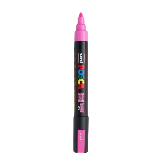 Marcador Uni Posca PC-5M 2.5mm Rosado Fluo Marcador Uni Posca PC-5M 2.5mm Rosado Fluo