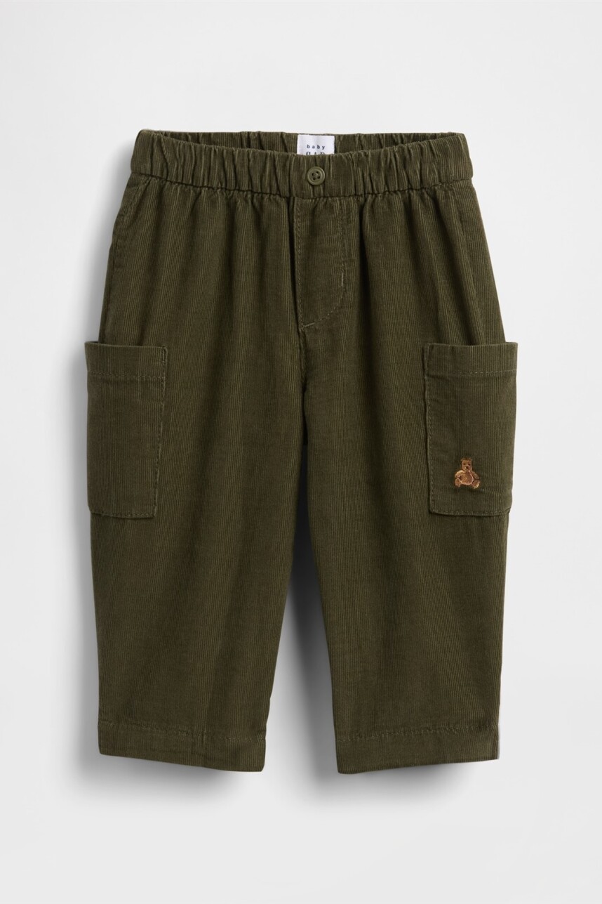 Pantalòn De Pana Bebé Army Jacket Green