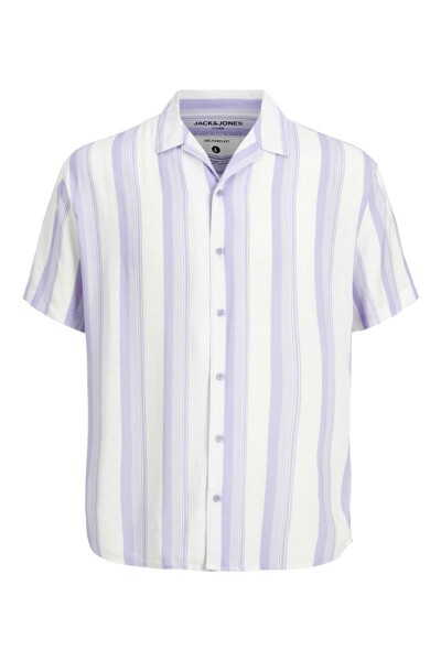 Camisa Reggie Ligera Cuello Bowling Lavender