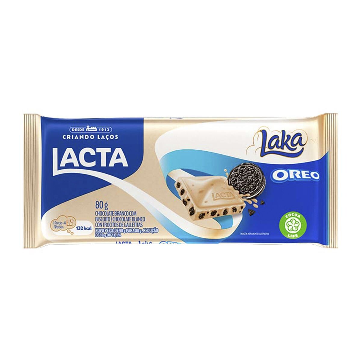 LACTA CHOCOLATE LAKA OREO TABLETA X 80 