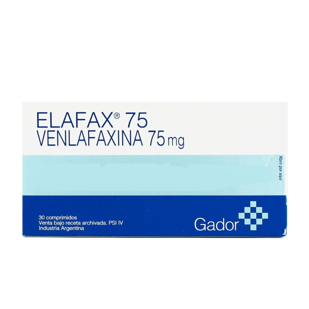 ELAFAX 75 MG. CJ X 30 COMPRIMIDOS única