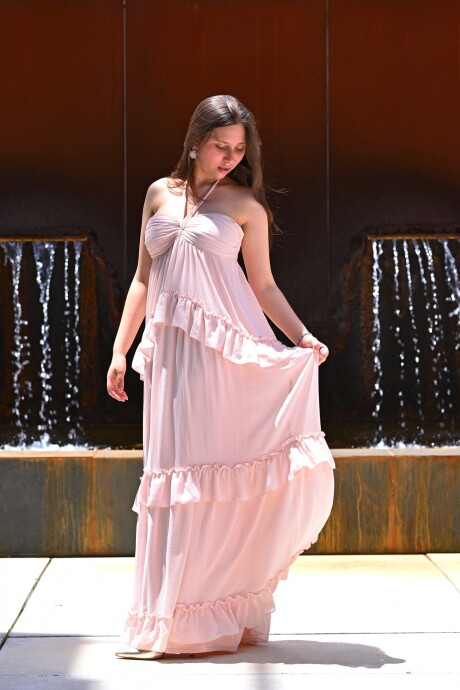 Vestido Elza Rosa