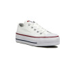 Championes Converse Chuk Taylor Plataforma Blanco-Rojo
