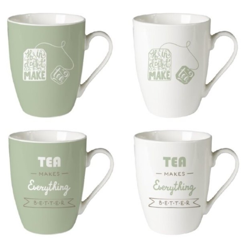 MUG BOMBE 340ML TEA VERDE Y BLANCO MUG BOMBE 340ML TEA VERDE Y BLANCO