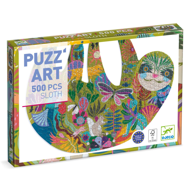 Puzzle Puzz’Art Perezoso 500 piezas Djeco Puzzle Puzz’Art Perezoso 500 piezas Djeco