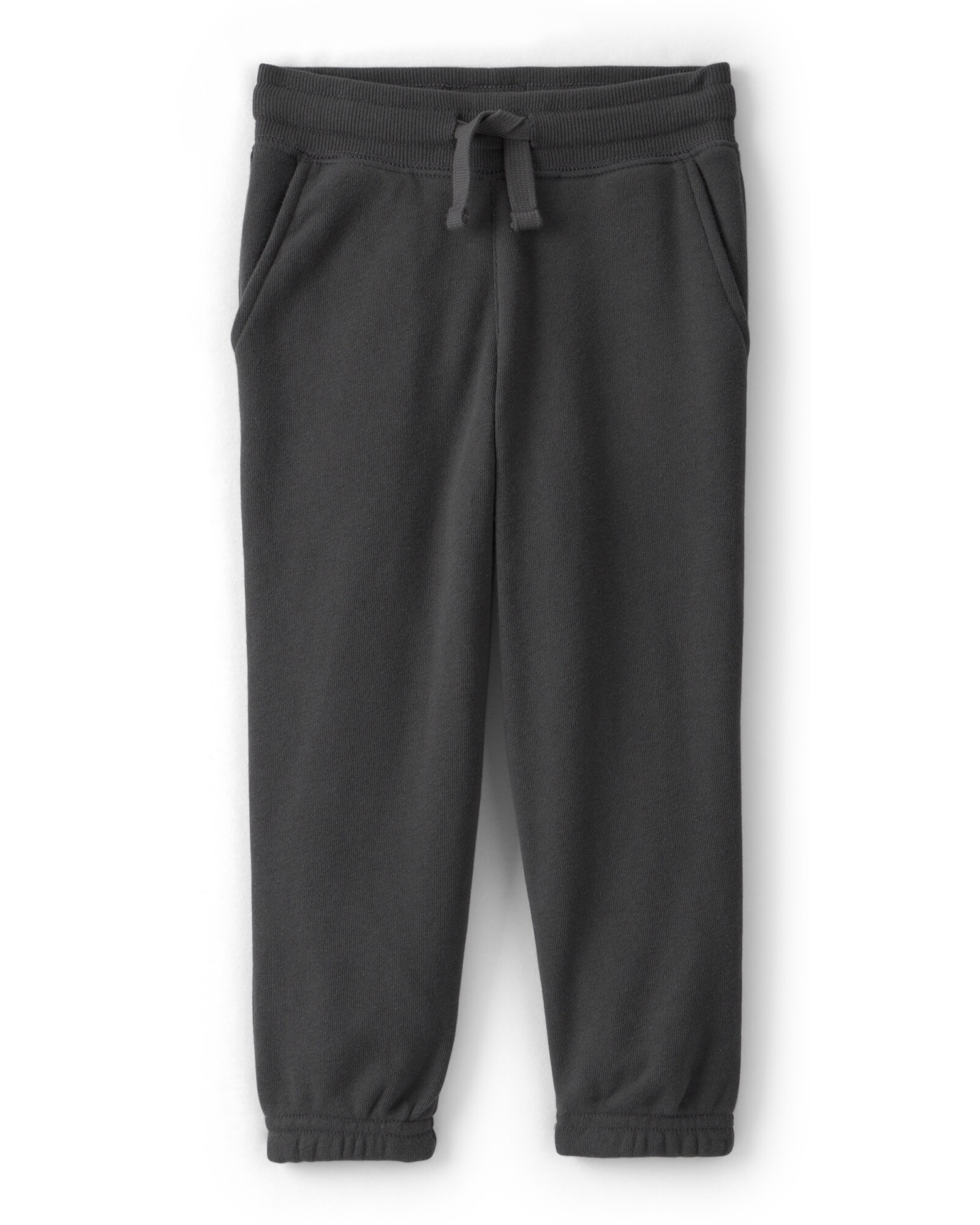 Pantalón de algodón, negro. Talles 2-5T Sin color