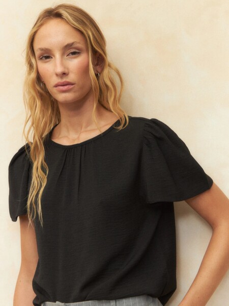 BLUZA ALLIE BUZIOS NEGRO